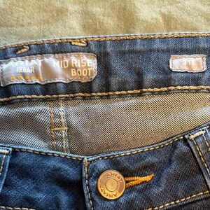 Ariat Rebar Mid Rise Bootcut Jeans in Blue